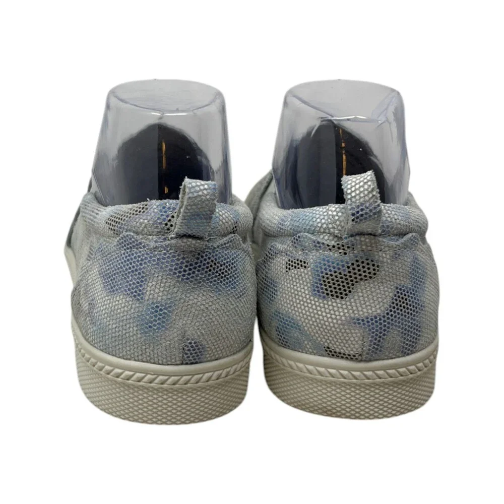 Earth Origins Sneaker Womens Size 6  Slip On Zeni Zelle Perforated Blue
